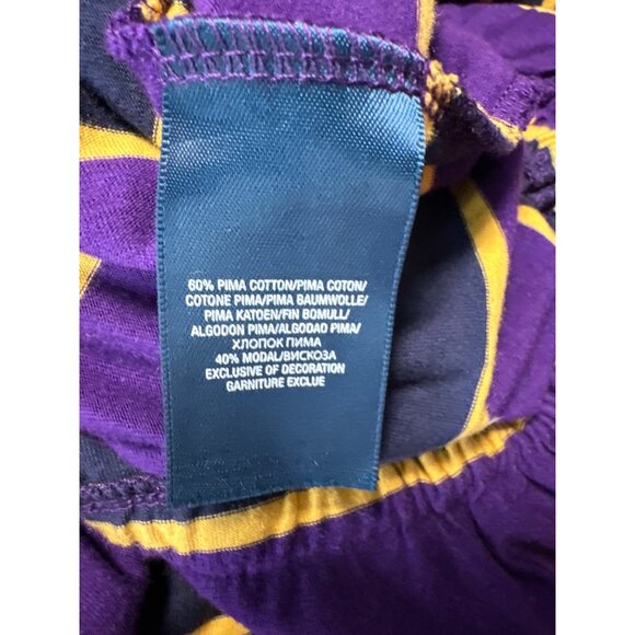 Ralph Lauren Striped Long-Sleeve Tunic Dress With Adjustable Waist Tie Size XL - Picture 9 of 12